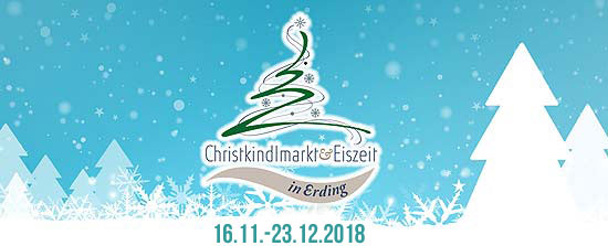 Eiszeit Erding auf dem Schrannenplatz vom 16.11.-23.12.2018